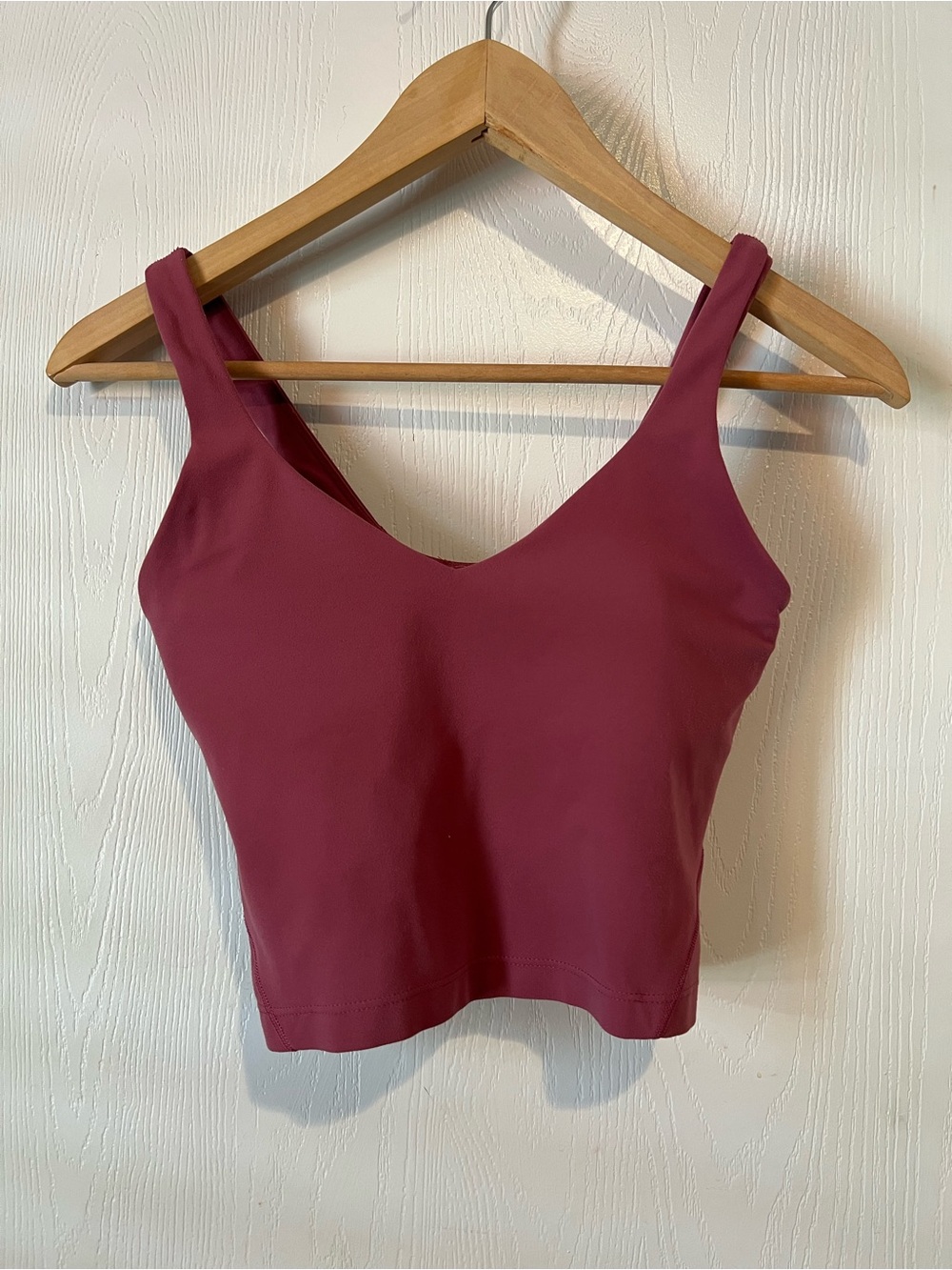 Lululemon align Crop Tank Mauve Dusty Pink Women Sz 4